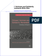 Download textbook Citizens Activism And Solidarity Movements Birte Siim ebook all chapter pdf 