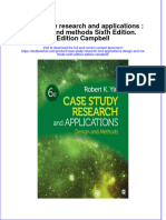 Textbook Case Study Research and Applications Design and Methods Sixth Edition Edition Campbell Ebook All Chapter PDF