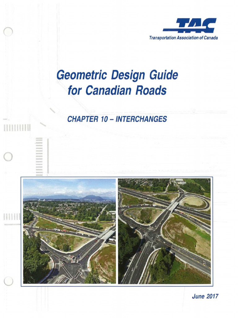 Chapter 10 Interchanges Geometric Design Guide For Canadian Roads(04)