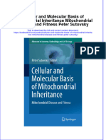 PDF Cellular and Molecular Basis of Mitochondrial Inheritance Mitochondrial Disease and Fitness Peter Sutovsky Ebook Full Chapter