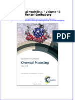 Download textbook Chemical Modelling Volume 13 Michael Springborg ebook all chapter pdf 