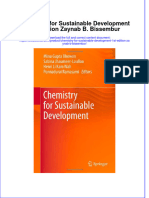 Textbook Chemistry For Sustainable Development 1St Edition Zaynab B Bissembur Ebook All Chapter PDF