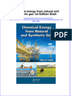 Download textbook Chemical Energy From Natural And Synthetic Gas 1St Edition Shah ebook all chapter pdf 