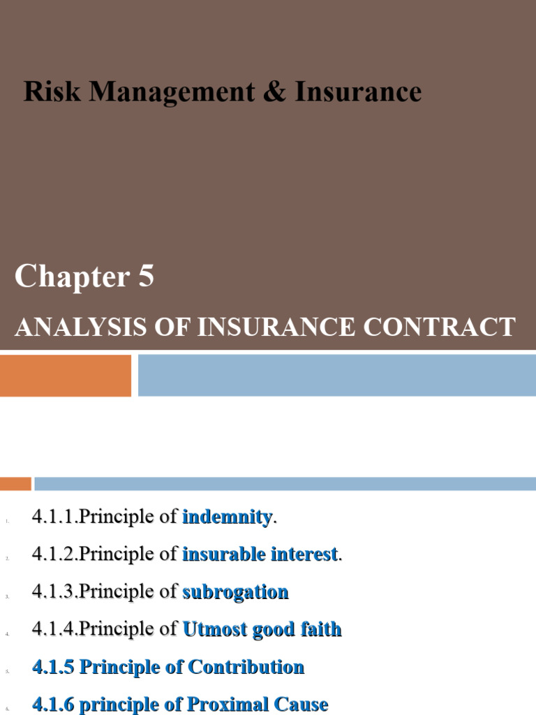 5 Risk Managemennt Chapter 5 NGUC - 2020 | PDF | Insurance | Underwriting