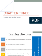 Chapter Three Product and Service Design