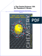 Download textbook Chemistry The Central Science 13Th Edition Theodore E Brown 2 ebook all chapter pdf 