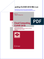 Download textbook Cloud Computing Cloud 2018 Min Luo ebook all chapter pdf 