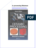 Download textbook Ceramic Processing Rahaman ebook all chapter pdf 