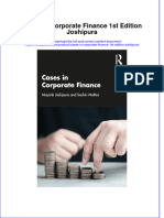 Download full chapter Cases In Corporate Finance 1St Edition Joshipura pdf docx