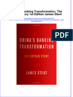 Download textbook Chinas Banking Transformation The Untold Story 1St Edition James Stent ebook all chapter pdf 