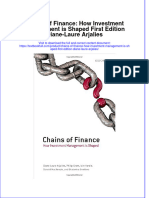 Textbook Chains of Finance How Investment Management Is Shaped First Edition Diane Laure Arjalies Ebook All Chapter PDF