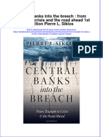 Download textbook Central Banks Into The Breach From Triumph To Crisis And The Road Ahead 1St Edition Pierre L Siklos ebook all chapter pdf 