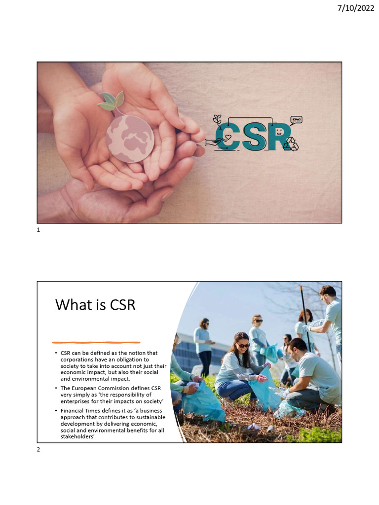 Week 5 - CSR | PDF | Corporate Social Responsibility | Corruption