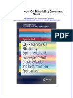 Download textbook Co2 Reservoir Oil Miscibility Dayanand Saini ebook all chapter pdf 