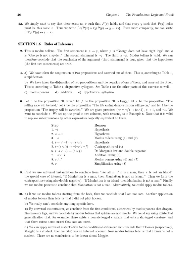 Discrete Mathematics 1.6 - 1.7 Solution | PDF | Rational Number | Numbers