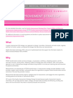 Executive Summary QI Strategy