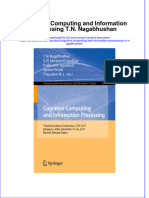 Download textbook Cognitive Computing And Information Processing T N Nagabhushan ebook all chapter pdf 