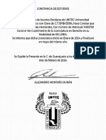 Certificado Unitec