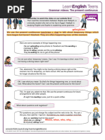 Present Continuous | PDF | Stress (Linguistics) | Syllable