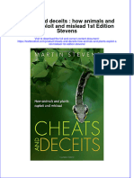 Textbook Cheats and Deceits How Animals and Plants Exploit and Mislead 1St Edition Stevens Ebook All Chapter PDF