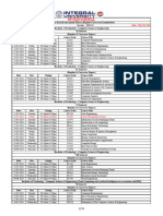 Revised Schedule End Semester Even Examinations 2023-24