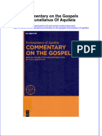 Download textbook Commentary On The Gospels Fortunatianus Of Aquileia ebook all chapter pdf 