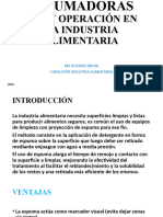 Espumadoras Uso y Operación en La Industria Alimentaria