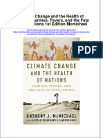 Download textbook Climate Change And The Health Of Nations Famines Fevers And The Fate Of Populations 1St Edition Mcmichael ebook all chapter pdf 