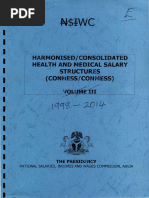 Consolidated Health Salary Structure Conhess | PDF