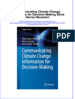 Textbook Communicating Climate Change Information For Decision Making Silvia Serrao Neumann Ebook All Chapter PDF