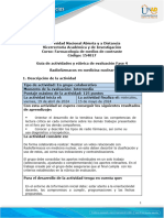 Guía de Actividades y Rúbrica de Evaluación Unidad 3 Fase 4 Radiofármacos en Medicina Nuclear