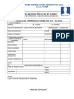 Form de Registro Ciac Tamep Tde Ii 2024