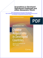 Download textbook Chinese Acquisitions In Developed Countries Operational Challenges And Opportunities Alessandra Vecchi ebook all chapter pdf 