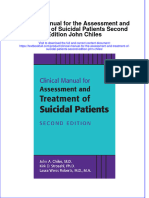 PDF Clinical Manual For The Assessment and Treatment of Suicidal Patients Second Edition John Chiles Ebook Full Chapter