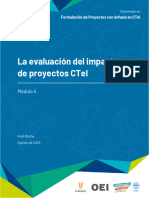 La evaluación del impacto de proyectos CTeI