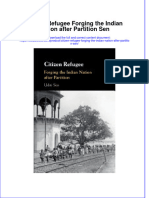 Download textbook Citizen Refugee Forging The Indian Nation After Partition Sen ebook all chapter pdf 