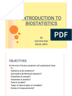 Introduction To Bio Statistics