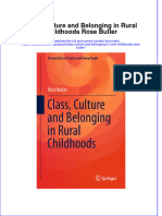 Textbook Class Culture and Belonging in Rural Childhoods Rose Butler Ebook All Chapter PDF