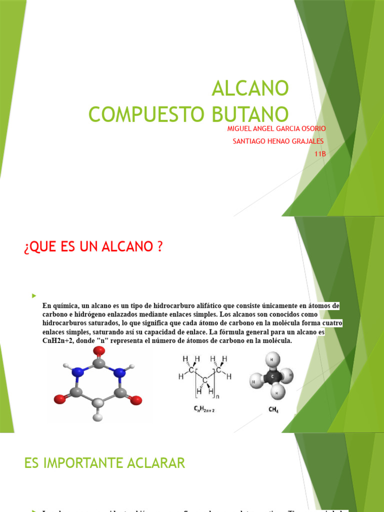 Propiedades y Usos del Butano | PDF | Alcano | Hidrocarburos