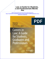 Download full chapter Careers In Law A Guide For Students Graduates And Professionals Manda Raz pdf docx