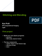 Lecture 5 Stitching Blending