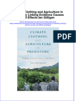 Download textbook Climate Clothing And Agriculture In Prehistory Linking Evidence Causes And Effects Ian Gilligan ebook all chapter pdf 