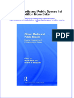 Textbook Citizen Media and Public Spaces 1St Edition Mona Baker Ebook All Chapter PDF