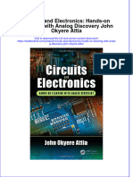 Download textbook Circuits And Electronics Hands On Learning With Analog Discovery John Okyere Attia ebook all chapter pdf 
