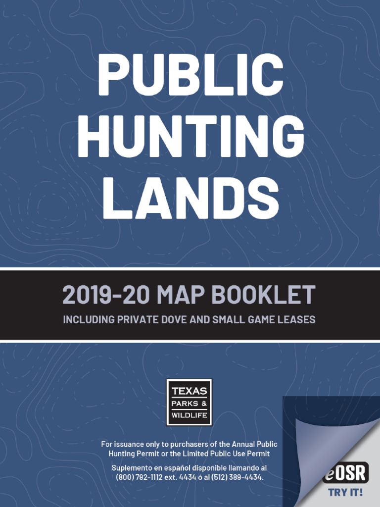 Texas Public Hunting Lands Map 2019-20 | PDF
