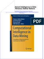 Download textbook Computational Intelligence In Data Mining Himansu Sekhar Behera ebook all chapter pdf 
