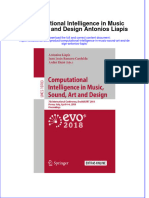 Download textbook Computational Intelligence In Music Sound Art And Design Antonios Liapis ebook all chapter pdf 