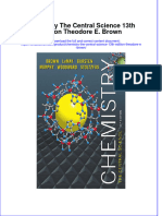 Download pdf Chemistry The Central Science 13Th Edition Theodore E Brown ebook full chapter 