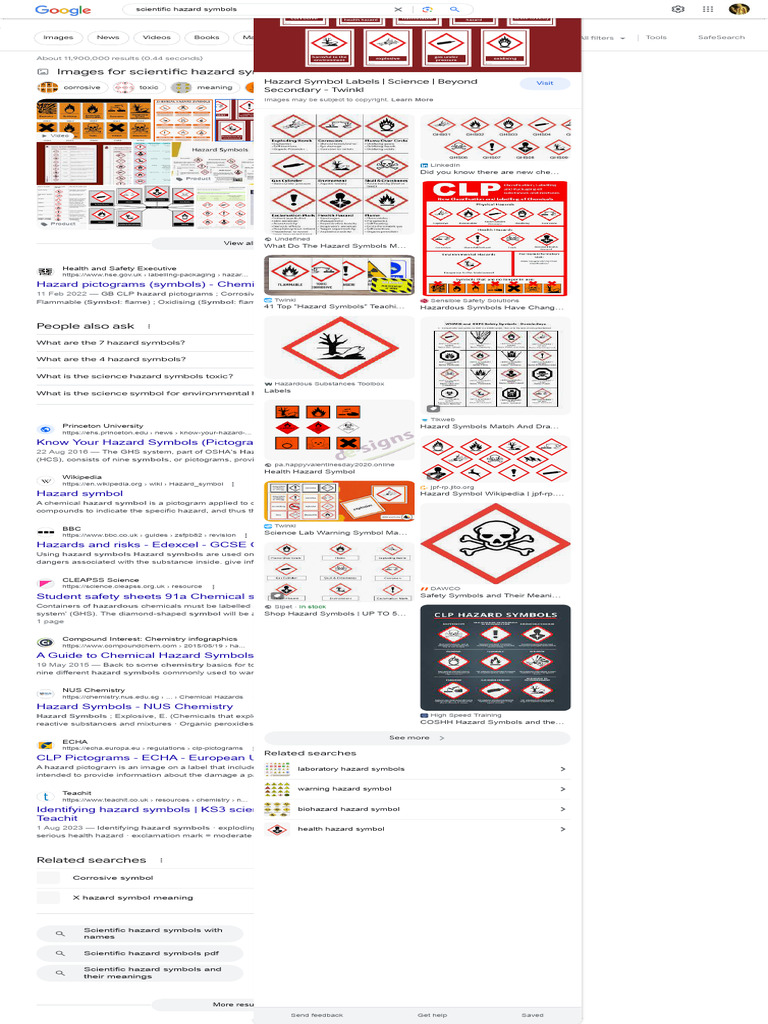Scientific Hazard Symbols - Google Search | PDF | Hazards ...