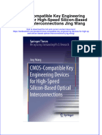Download textbook Cmos Compatible Key Engineering Devices For High Speed Silicon Based Optical Interconnections Jing Wang ebook all chapter pdf 